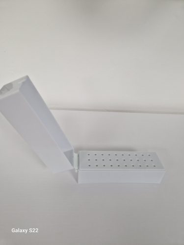 Frézertartó 30 db frézerhez (fehér),