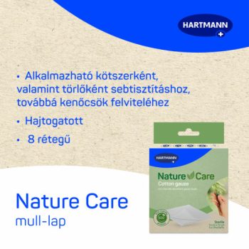 Nature Care steril mull-lap 7,5x7,5cm  