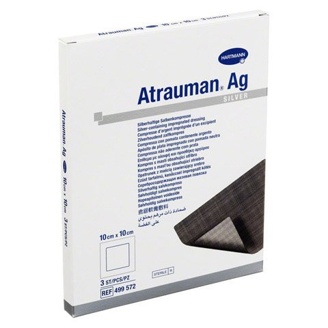 Atrauman® Ag ezüsttartalmú kenőcsös sebfedő 10X10